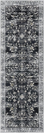 Yamaziot 2x6 Washable Hallway Runner Rug Non Slip Floral Carpet, Stain Resistant - Image 9