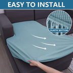 Waterproof Sectional Couch Covers, Non Slip Sofa Cushion Covers | L Shape - Image 8