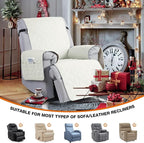 VANSOFY 100% Waterproof Recliner Chair Covers, Recliner Cover Non-Slip Dog - Image 4
