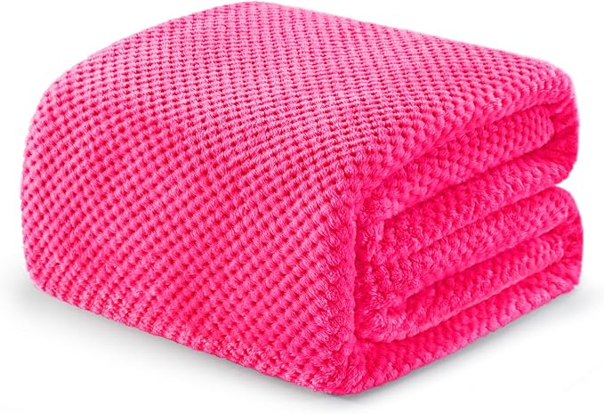 Exclusivo Mezcla Large Waffle Fleece Throw Blanket - Image 8
