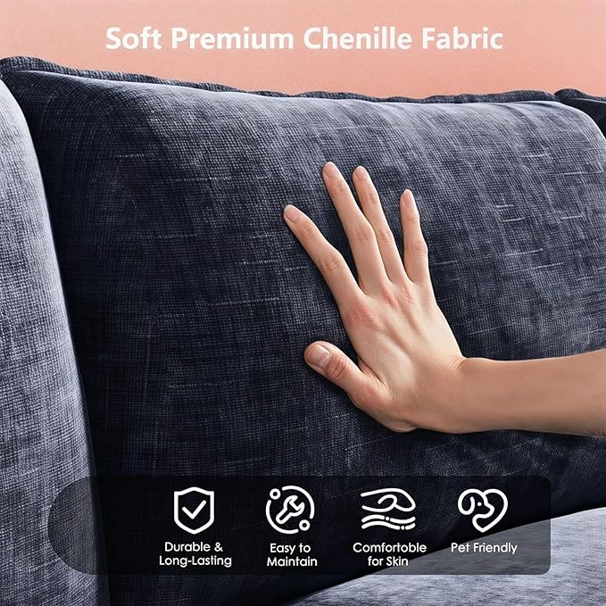 Marsail Modular Sectional Sofa 145.6" U-Shaped Modern Comfy Cloud Couch - Image 7