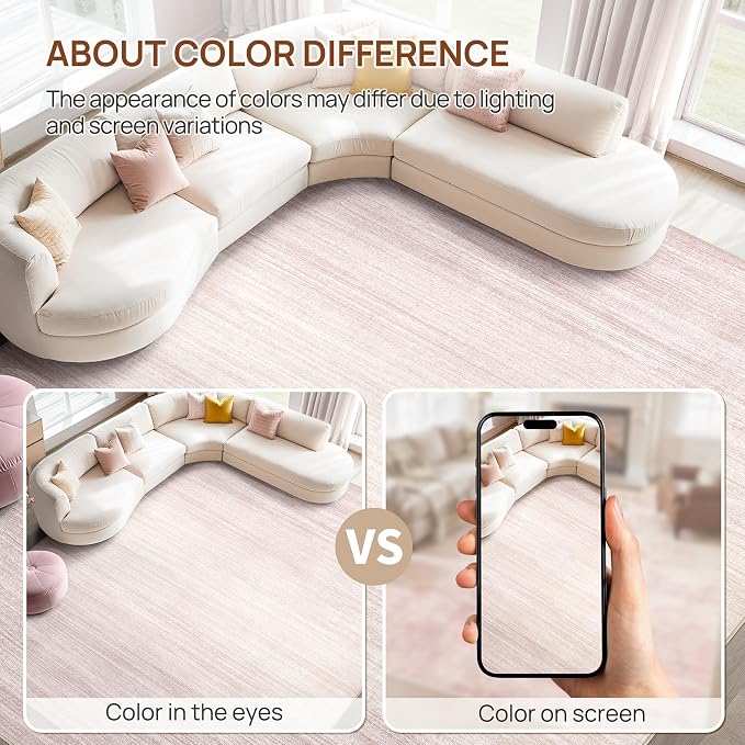 UERMEI 10x12 Washable Area Rug - Image 6