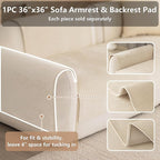 Premium Chenille Sofa Cushion Covers，Upgraded Anti-Slip Sectional Couch - Image 2