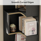 IRONCK Corner Bookshelf, 70.87" Tall Corner Bookcase - Image 6