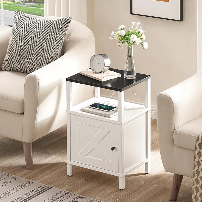 MAHANCRIS Farmhouse Nightstand - Image 2