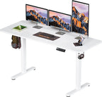 BIZUM Electric Standing Desk 63 x 24 Inch Computer Desk-Gaming Desk White Home by Unknown