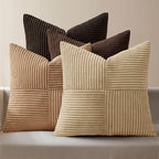 MIULEE Boho Decorative Throw Pillow Covers 18x18 Set of 4 Farmhouse Neutral by MIULEE