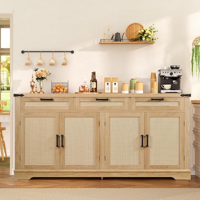 usikey 61” Large Buffet Cabinet - Image 8