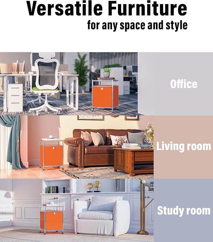 Elegant Matte Storage Cart - Image 5