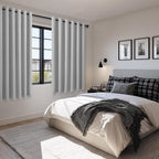 Grommet Blackout Curtains for Bedroom, 70 x 63 Inches, Window Drapes Living - Image 6