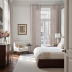 Brownish Grey Linen Curtains for Living Room Extra Long 144 Inches Long Back - Image 7
