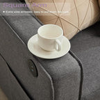 TYBOATLE 65" Small Couches for Bedroom, Mid-Century Modern Tufted Comfy - Image 5
