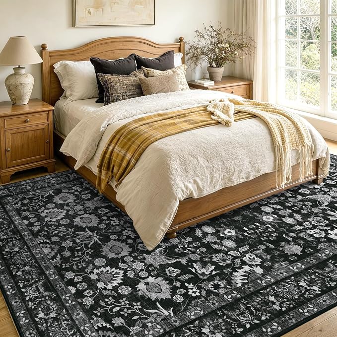6x9 Ft Large Area Rugs for Living Room, Soft Non-Slip Machine Washable Rug - Image 4