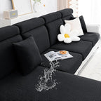Smiry Waterproof Couch Cushion Covers, Stretch Jacquard Sectional Couch Covers by Smiry