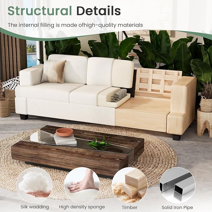 YOUDENOVA Sofa, Modern Comfy Couches - Image 5