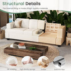 YOUDENOVA Sofa, Modern Comfy Couches - Image 5