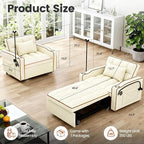 Convertible Sleeper Chair, Chairs Bed Sleepers - Image 2