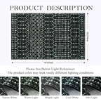 Lahome Moroccan Black Rug for Bedroom Washable Area Rugs 4x6 Non-Slip - Image 2