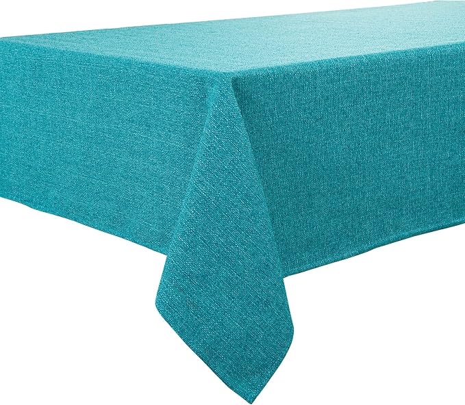 BALCONY & FALCON Square Tablecloth Washable Wrinkle Resistant and Water Proof by BALCONYFALCON