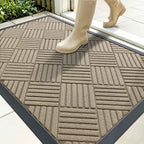 OLANLY Front Door Mat Outside Entrance 35x23, Waterproof Heavy-Duty Doormat | by OLANLY