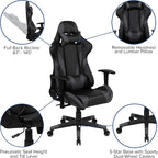 Flash Furniture X20 Gaming Chair Racing Office Ergonomic Computer PC Adjustable - Image 4