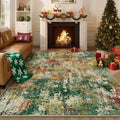 RELEANY Washable 5'x8' Abstract Area Rug by RELEANY