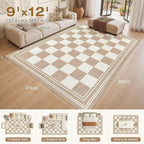 cotiled Boho 9x12 Area Rug for Living Room: Large Moroccan Washable Rug | Solve - Image 2