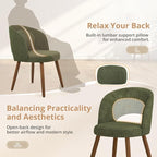 LUE BONA Dining Chairs Set of 6, Modern Upholstered Kitchen Chairs - Image 3
