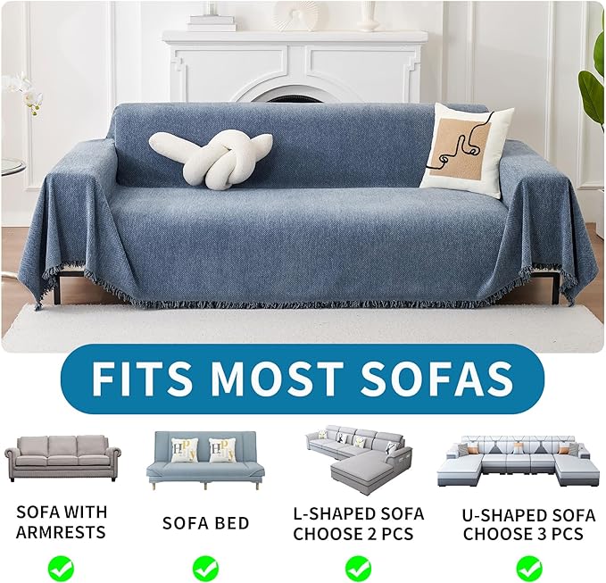 HAOMAIJIA Non Slip Couch Cover Sofa Covers - Image 6