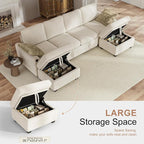 Hanherry 104" Sectional Couch - Image 5