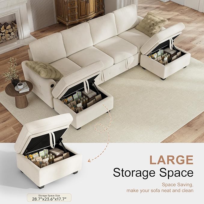 Hanherry 104" Sectional Couch - Image 5