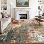 RELEANY Washable 6'x9' Abstract Area Rug - Image 8