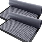 OLANLY 2-Pack Front Door Mats 71x47, Waterproof Heavy-Duty Doormats | Light Gray by OLANLY