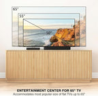 63'' Fluted TV Stand for TVs up to 75'', Modern Media Console - Image 5