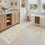 Madane 2-Piece Area Rugs Set, Small Kitchen Runner Non-Slip, Low Pile Floor - Image 2