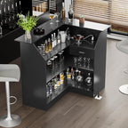 Godchoices L Shaped Home Bar Unit - Image 4