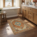 RELEANY Washable Area Rug, Small 2'6"x4', Water Repellent, Pet Friendly by RELEANY