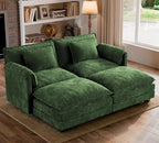ELUCHANG Oversized 79" Modular Sectional Sofa Bed, Comfy Cloud Couch by ELUCHANG