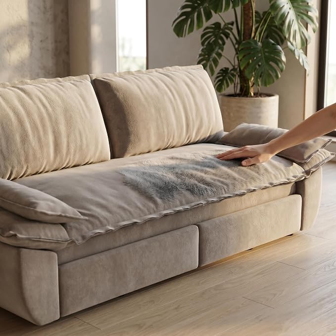 73.2" Sofa Bed Queen, 3-in-1 Pull Out Sofa Bed - Image 10