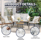 14Pcs Patio Cushion Covers, Outdoor Stretch Cushion Covers, Washable | Stretch - Image 3