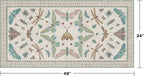 Mint Green Washable Bathroom Rug - Image 2