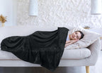 Utopia Bedding Fleece Bed Blanket California King Size Black | Microfiber Plush - Image 9