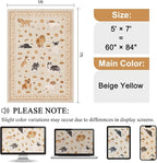 DUKINO 5x7 Area Rugs, Washable Dog Rug - Image 2