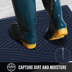 Sturdy Front Door Mat, Absorbent Muddy Dirt Resist Welcome Door Mats Outdoor - Image 2