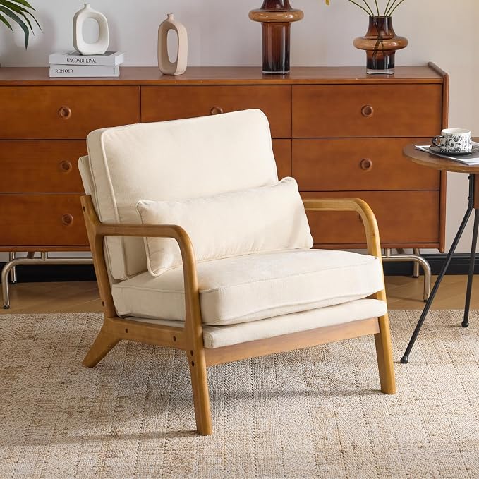 Karl home Mid Century Modern Accent Chair by Karlhome