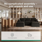 Novilla Modular Cloud Couch, Modern Sectional Sofa - Image 20