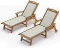 LUE BONA Chaise Lounge Chair Outdoor, HDPS and HDPE Wicker Material, Patio by LUEBONA