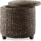 Casafield 17" Round Storage Ottoman - Image 5