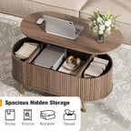 JOINICE 42.5" Oval Lift Top Coffee Table - Image 3