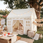Tiny Land Play Tent with Padded Mat & LED Lights, Kids Tent, Playhouse - Image 3